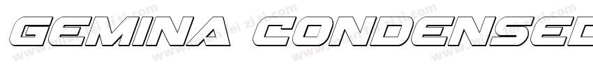 Gemina Condensed Italic字体转换